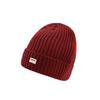 Gorro de punto europeo y americano para otoño e invierno, gorro de lana a prueba de frío y cálido Joker avanzado para hombres y mujeres, engrosado 120 g, nuevo transfronterizo