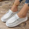 Amazon Independent Station Comercio Exterior Tallas grandes Zapatos de mujer Nuevos Primavera y Verano 2024 Nuevas Zapatillas de Lona para Mujer