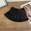 Chapéu de Pescador com Rebite de Orelha de Gato Tridimensional Fofo para Mulheres, Chapéu de Sol Versátil de Outono que Faz o Rosto Parecer Menor, Chapéu de Sol e Proteção Solar