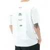 Camiseta de Manga Corta de Algodón Pesado para Hombre, Estilo Americano, Moderna, Corte Holgado, Talla Grande, Nueva Camiseta Base de Media Manga de Verano
