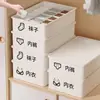 Caixa organizadora para roupas íntimas e meias, organizador de cosméticos para casa, caixa de armazenamento para roupas íntimas, sutiãs e lingerie