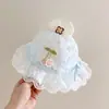 Sombrero de Bebé de Verano Delgado de Pescador para Niñas, Fresco y Lindo, Malla Transpirable, Estilo Coreano Sombrero de Sol para Protección Solar