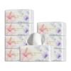 Papel Tissue à Base de Plantas 12 Pacotes Pacote Econômico Doméstico Atacado Amigo da Pele Papel para Restaurante Papel Higiênico Sala de Estar Papel Premium Lenço de Papel Facial