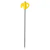 Estacas de Solo Luminosas Pequenas de 4mm Suprimentos para Exterior Acessórios de Camping Lona Barraca Estacas de Solo Fluorescentes Fixador de Corda à Prova de Vento