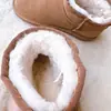 Botines de nieve mini transfronterizos para mujer, antideslizantes, engrosados, forrados de felpa, zapatos de algodón para exteriores para mujer, cálidos para otoño e invierno, botines cortos, zapatos de mujer de suela plana