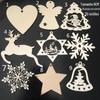 Artesanato Criativo Presente de Natal de Madeira Decorações Interiores Pingente Computador Gravação a Laser Criativo