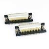 Conector Macho Db25 com Pinos Curvados para Soldagem, Conector Sólido de 25 Pinos e 25 Vias Banhado a Ouro, Conector Macho Db25 com Pino Curvado