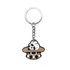 Chaveiro Personalizado de Caveira Borracha Macia de PVC Desenho Animado Chaveiro de Halloween Pingente de Bolsa Atacado Transfronteiriço em Estoque