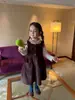Otoño 2026 Ropa Nueva para Niños Estilo Coreano Ropa para Niños Niñas Sin Mangas Pana Vestido de Princesa Estilo Otoño Vestido Chaleco