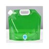 Bolsa de agua plegable portátil para viajes al aire libre con válvula y elevador, bolsa de almacenamiento de agua de plástico portátil, gruesa y de gran capacidad, venta al por mayor