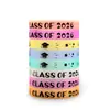 Pulseira de Silicone Transfronteiriça para a Temporada de Formatura de 2026 Pulseira de Pulso Pulseira de Borracha Pode Ser Personalizada com Logo