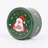 Frasco redondo para galletas, caja creativa de lata para dulces, caja europea de hojalata para dulces, regalo de Navidad para niños, venta al por mayor