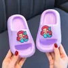 Pantuflas infantiles de EVA de Ultraman para niños y niñas, nuevo modelo de verano para baño, baño interior, hogar de bebé antideslizantes