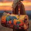 2026 Nova Série Animal Transfronteiriça Bolsa de Viagem Acolchoada Portátil de Curta Distância Bolsa Multifuncional Esportiva Fitness