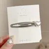 Nuevos Pasadores Coreanos 2026 para Mujer, Pinzas para Flequillo, Elegantes Pasadores para la Frente, Horquillas, Pasadores, Accesorios para el Cabello