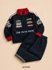 Conjunto de Ropa de Otoño para Niños 2026 Nuevo Estilo Coreano Chaqueta de Béisbol Sudadera de Primavera y Otoño para Niños Chico Guapo Elegante Moderno