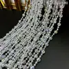 Cortina de cuentas acrílicas guía de camino de boda cadena de cristal decoración de techo de escenario escena de boda cortina de puerta partition diy