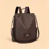 Nova mochila de nylon 2026 para mulheres, design simples e casual, adequada para o trajeto diário, pode ser usada como bolsa de ombro ou bolsa transversal, leve, ideal para estudantes
