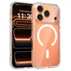 Capa Magnética Transparente para Celular Aplicável em Fronteiras para Apple 18Promax, iPhone 16 Plus Capa Anti-Queda de Cobertura Total 17Pm