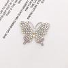 Accesorios de joyería de bricolaje con forma de mariposa exquisita y creativa, placa de flor, hebilla, carcasa de teléfono móvil, material de diamante adhesivo de belleza, accesorios para el cabello con incrustaciones de diamantes