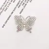 Nueva Joyería DIY para Funda de Teléfono Móvil Colorida Completa con Diamantes Accesorios de Mariposa Broche de Mariposa Pequeña de Diamante Hecho a Mano Hebilla de Zapato
