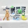 Versión Extranjera del Llavero Shanhaijing Figura de Palo Caja Sorpresa Muñeco Goma Suave 3D PVC Colgante para Mochila Shanhaijing