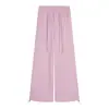 Pantalones de Chándal Anchos con Cordón Estilo Perezoso Coreano para Hombre, Nuevo Modelo de Verano, Versátiles para Ir al Trabajo, Pantalones Largos Casuales Sueltos para Mujer, Modernos