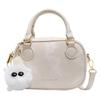 Bolsa de boliche portátil de alta qualidade, elegante, retrô, estilo coreano, para todos os tipos de deslocamento, casual, simples, estilo crossbody, para mulheres