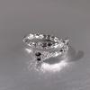 Anillo de serpiente pequeño y fresco con microincrustaciones de circonita para mujer, anillo de dedo con apertura en forma de serpiente, diseño de personalidad de nicho, anillo individual, anillo de moda