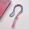 Funda de Teléfono Dopamina Color-Blocking con Correa, Se Puede Usar Cruzada o Al Cuello, Bolsa de Almacenamiento Portátil con Cadena, Antiperdida, Moderna y Tendencia