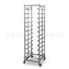 Fornecimento direto da fábrica rack de bandejas de aço inoxidável de 15 camadas 30 camadas removível móvel rack de bandejas rack para pão