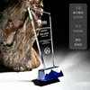 Trofeos de cristal personalizados, nuevas medallas metálicas de alta gama y premios de resina para eventos de empresa, con grabado creativo para empleados destacados