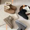 Botas de nieve Henan Sangpo, botas de nieve de suela gruesa 3352 con hebilla de madera, 20659