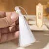 Borla Pequeña de 8 cm Flecos Material Hecho a Mano para DIY Estilo Antiguo Bolsita de Aromas Abanico Pasador Marcapáginas Colgante para Ropa Decoración de Borla