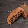 Peine de Madera, Peine de Madera de Durazno, Peine Pequeño de Madera Portátil, Peine Alisador de Cabello, Peine de Regalo, Logo Grabado, Peine de Madera para Viaje