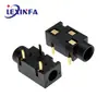 Ventas Directas de Fábrica Pj-320-3P-Dip Chapado en Oro Conector de Audio Plug-In de Cabeza de Cobre de 3.5 mm Socket para Auriculares