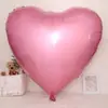 Balão de amor de 32 polegadas decoração de festa de aniversário decoração cena de proposta vestido balão de coração vazio flutuante com hélio