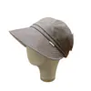 Versión japonesa gorra de pesca cortavientos nueva para mujer primavera y verano circunferencia de cabeza grande protección UV todo partido