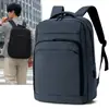 Suministro transfronterizo de mochilas de viaje para laptop para hombre de gran capacidad, sencillas, elegantes, bolsos casuales para estudiantes con logo impreso
