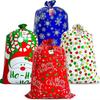 Saco de Presente de Natal Grande Igual da Amazon 36*56" Saco de Presente de Plástico Grande de Aniversário Bolsa de Bicicleta