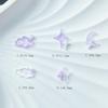 Hielo dulce a través de accesorios DIY joyería para uñas luminosa hielo a través de morado cuatro hombres estrella joyería para uñas mixta al por mayor