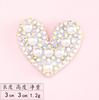 Nova Série Pérola Diamante Branco Hot Strass Colado Não Tecido Pérola Strass DIY Bolsas Sapatos e Chapéus Decoração Figura de Strass Quente