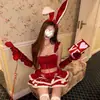 Accesorios para la Cabeza de Navidad Diadema de Conejita Roja Diadema de Felpa Otoño e Invierno Orejas de Conejo Cos Accesorios para el Cabello Fresco y Dulce