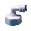 Conector rápido para purificador de agua 62N enchufe rápido 6 puntos rosca interna a 2 puntos codo de conexión rápida 25MM diente interno a tubo PE de 1/4