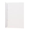 Cuaderno A5 de hojas sueltas con tirador, cuaderno B5 transparente, cuadrícula de líneas horizontales, cuaderno con núcleo desmontable en blanco, venta al por mayor
