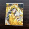 Pintura Thangka Dorada de Color al por Mayor Núcleo Zorro de Nueve Colas Hada Zorro Zakiram Vida Pasada y Vida Presente Thangka con Dorado Espolvoreado Tarjeta de Lienzo Núcleo