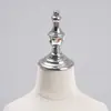 Accesorios para Modelos de Ropa Infantil Cubierta para Cabeza Modelo Dorado Plateado Cubierta Plana Alambre Metálico Infantil Bolsa para Cabeza Tela Cabeza
