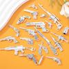 Acessórios de Joalheria de Liga de Zinco DIY Arma Paz Elite Pistola Mini Arma Pingente Pingente Colar Coleção de Acessórios
