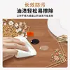 Nuevo tapete de mesita de noche estilo chino, tapete protector de PVC transparente para lavadora y refrigerador, tapete impermeable y fácil de limpiar para protección de escritorio