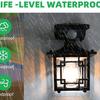 Foco de Fábrica Amazon Luz Solar con Sensor Exterior Patio Jardín Farola Alumbrado Vial Luz de Garaje